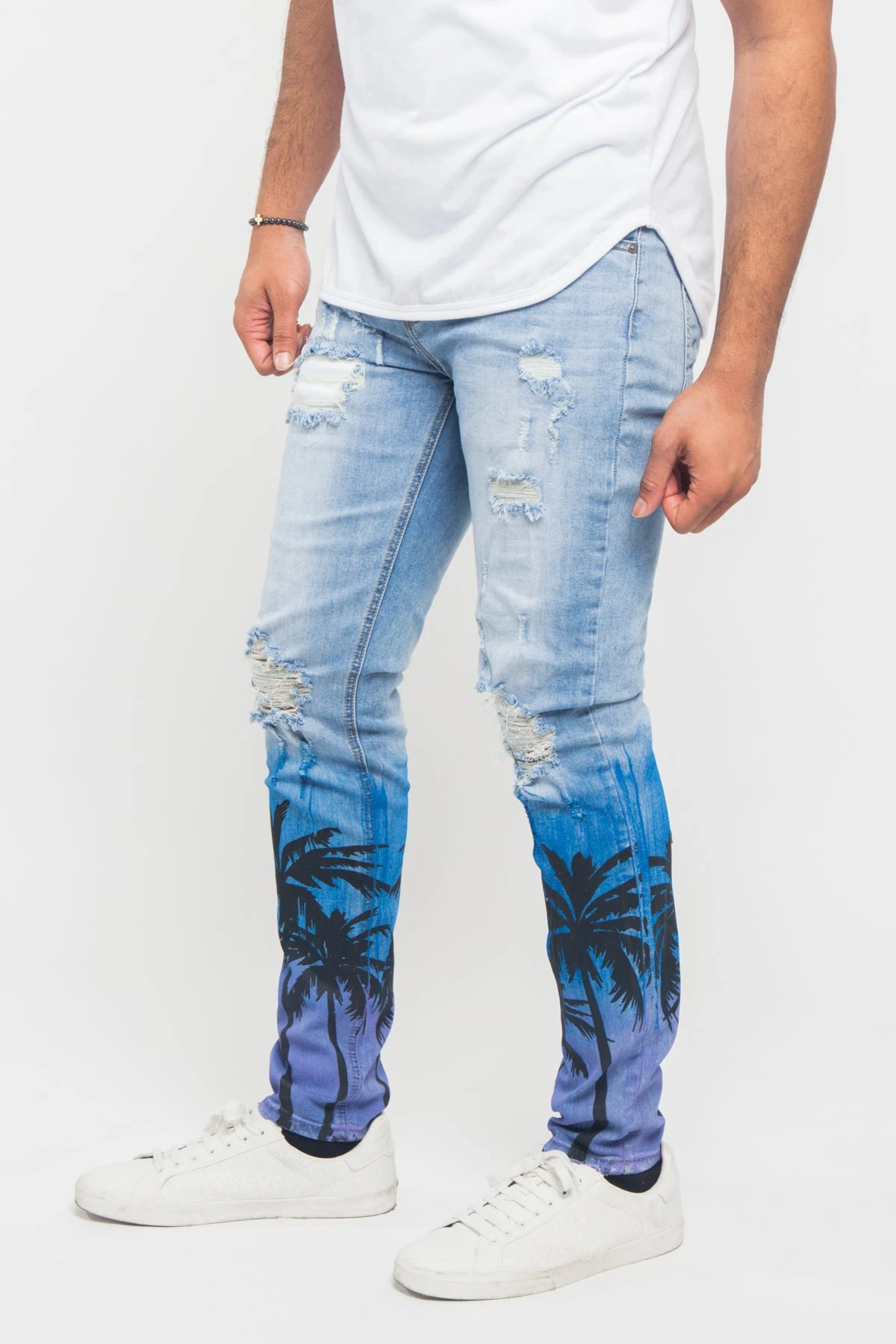 Distressed Airbrushed City Jeans 5 Distressed Airbrushed City Jeans - Image 3