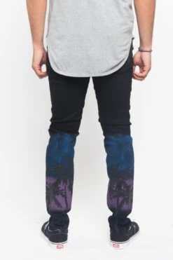 Distressed Airbrushed City Jeans 22 Distressed Airbrushed City Jeans -Victorious DL1277 NGT 3