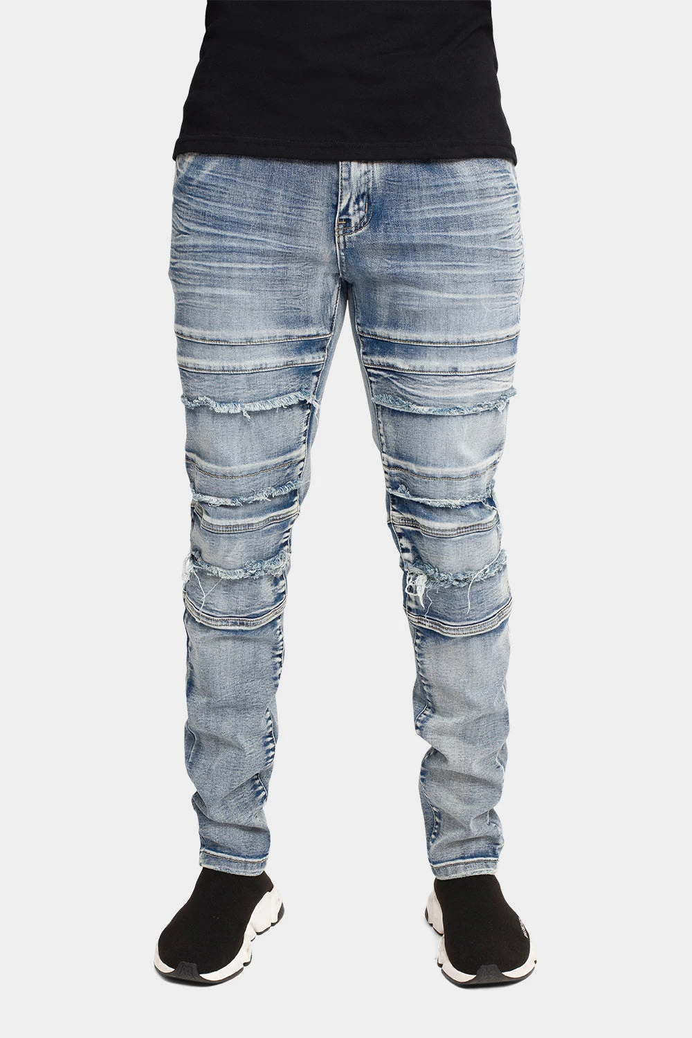 Stacked Acid Wash Jeans 3 Stacked Acid Wash Jeans