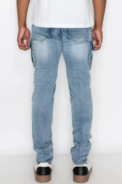 Biker Cargo Denim Jeans -Victorious DL1311 IND 3