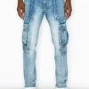 Utility Cargo Relaxed Slim Fit Denim Jeans -Victorious DL1452 IND 4