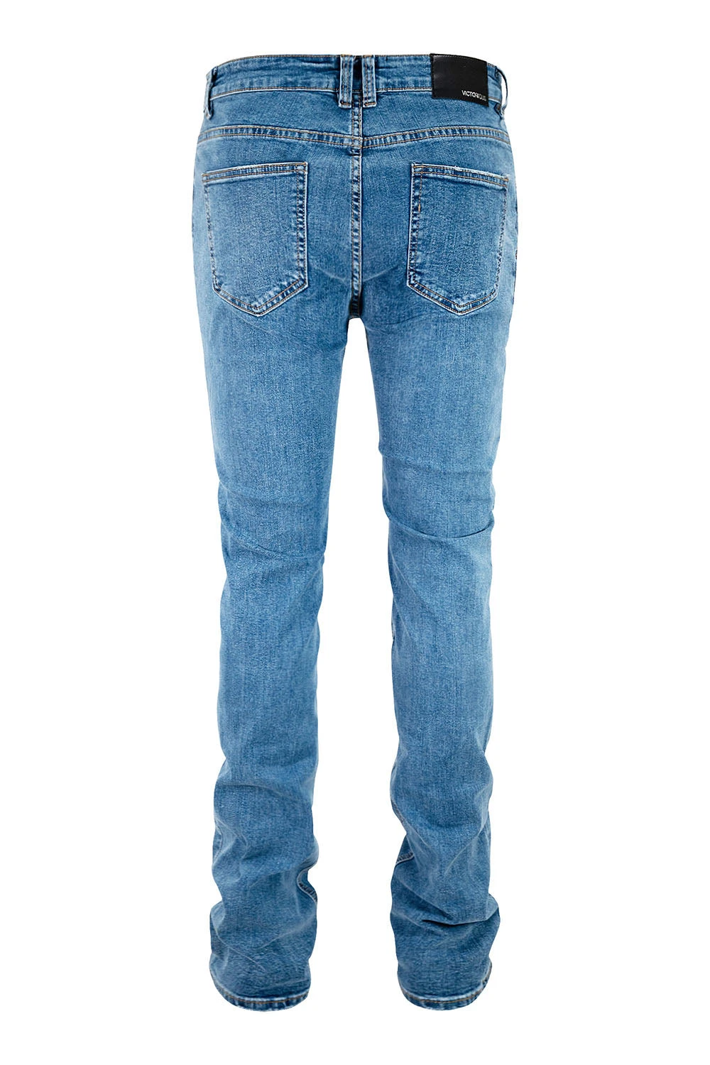 Men's Stacked Fit Distressed Denim Jeans 6 Men's Stacked Fit Distressed Denim Jeans - Image 4