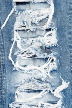 Men's Stacked Fit Distressed Denim Jeans 19 Men's Stacked Fit Distressed Denim Jeans -Victorious DL1482 INDIGO 7