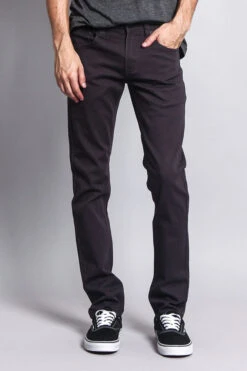 Men's Essential Skinny Fit Colored Jeans (Charcoal) -Victorious DL937 CHC 1