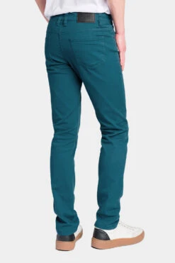 Men's Essential Skinny Fit Colored Jeans (Devil Blue) -Victorious DL937 DVB 3