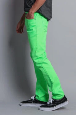 Men's Essential Skinny Fit Colored Jeans (Neon Green) -Victorious DL937 NGN 2 e3c39983 d393 405e 916a 118af751690e