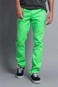 Men's Essential Skinny Fit Colored Jeans (Neon Green) -Victorious DL937 NGN 4 1a6fb501 2d57 4429 8047 5a906d5b35e2