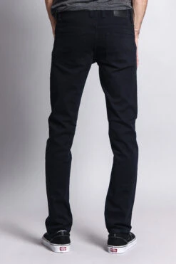 Men's Essential Skinny Fit Colored Jeans (Navy) -Victorious DL937 NVY 3