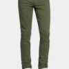 Men's Essential Skinny Fit Colored Jeans (Olive)
