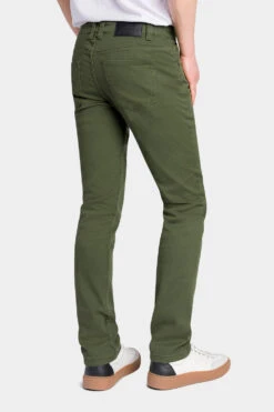 Men's Essential Skinny Fit Colored Jeans (Olive) -Victorious DL937 OLV 3