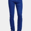 Men's Essential Skinny Fit Colored Jeans (Royal Blue) 2 Men's Essential Skinny Fit Colored Jeans (Royal Blue) -Victorious DL937 RBL 1