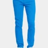 Men's Essential Skinny Fit Colored Jeans (Turquoise) -Victorious DL937 TRQ 1