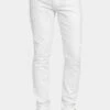 Men's Essential Skinny Fit Colored Jeans (White) -Victorious DL937 WHT 1