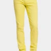 Men's Essential Skinny Fit Colored Jeans (Yellow) -Victorious DL937 YLO 1