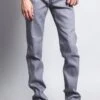 Men's Skinny Fit Raw Denim Jeans (Grey) -Victorious DL938 GRY 1