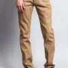 Men's Skinny Fit Raw Denim Jeans (Khaki) -Victorious DL938 KHK 1