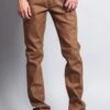 Men's Skinny Fit Raw Denim Jeans (Wheat)