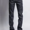 Men's Slim Fit Raw Denim Jeans (Charcoal) 1 Men's Slim Fit Raw Denim Jeans (Charcoal) -Victorious DL980 CHC 1