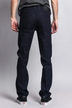 Men's Slim Fit Raw Denim Jeans (Indigo) -Victorious DL980 IND 3