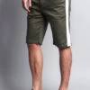 Men's Shorts With Accent Band -Victorious DS2030 OLV 2