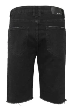 Multi Color Crystal Embellished Denim Shorts 14 Multi Color Crystal Embellished Denim Shorts -Victorious DS2078 BLK 2