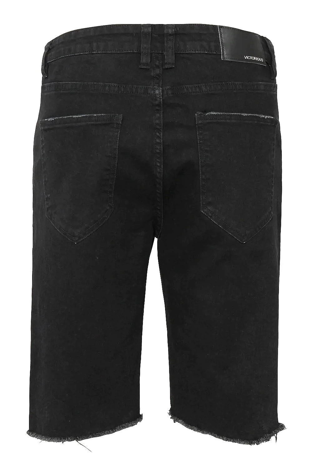 Multi Color Crystal Embellished Denim Shorts 7 Multi Color Crystal Embellished Denim Shorts - Image 5