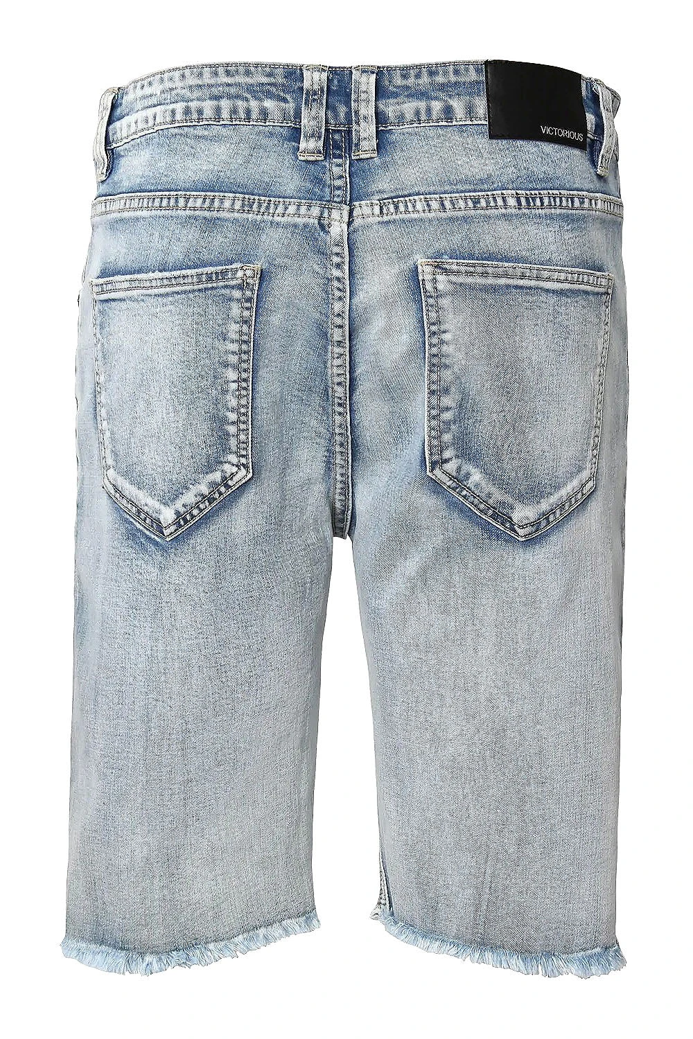 Multi Color Crystal Embellished Denim Shorts 10 Multi Color Crystal Embellished Denim Shorts - Image 8