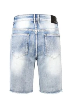 Men's Distressed Washed Out Denim Shorts -Victorious DS2082 CLD 6