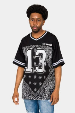 Bandana Paisley 13 Football Jersey