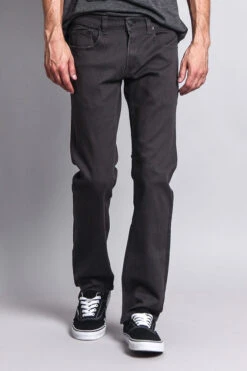 Men's Slim Fit Colored Jeans (Charcoal) 11 Men's Slim Fit Colored Jeans (Charcoal) -Victorious GS21 CHC 5