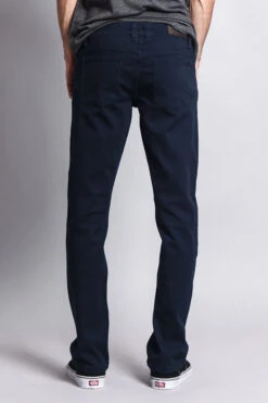 Men's Slim Fit Colored Jeans (Navy) -Victorious GS21 NVY 3