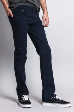 Men's Slim Fit Colored Jeans (Navy) -Victorious GS21 NVY 4