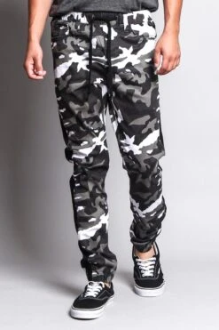 Men's Camo Jogger With Accent Band -Victorious JG3009 CTY 5