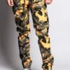 Men's Camo Jogger With Accent Band 2 Men's Camo Jogger With Accent Band -Victorious JG3009 YLO 1
