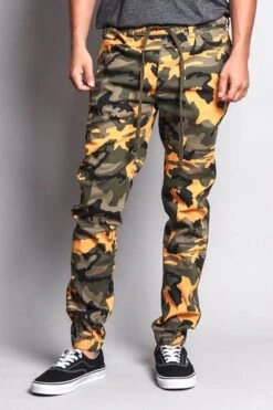 Men's Camo Jogger -Victorious JG3010 YLO 1
