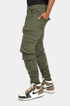 Cargo Tapered Jogger Pants -Victorious JG3030 NEW OLV 2