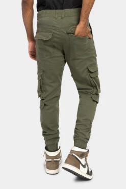 Cargo Tapered Jogger Pants -Victorious JG3030 NEW OLV 3
