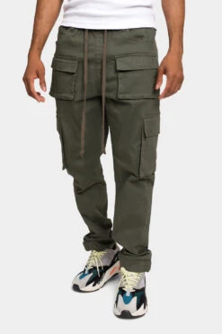 Classic Side Pocket Cargo Pants -Victorious JG3033 OLV 1