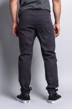 Men's Jogger Twill Pants (Charcoal) -Victorious JG804 CHC 3 130a630e 65d7 47f0 9395 68b7b97b51b2