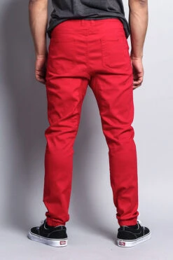 Men's Jogger Twill Pants (Red) -Victorious JG804 RED 3 9bb6f592 1e10 40fe a411 2df429420b79