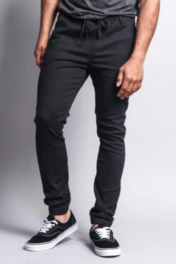 Men's Slant-Pocket Skinny Joggers -Victorious JG876 CHC 1