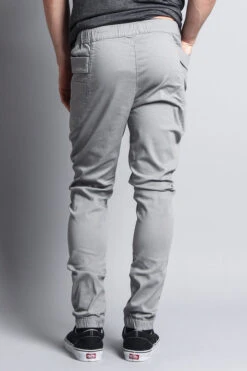 Men's Joggers With Side Hip Pockets -Victorious JG899 DGY 4