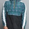 Plaid Anorak Windbreaker Jacket -Victorious JK5008 TEL 1