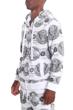 All About The Money Zip Up Hoodie -Victorious JK501 3