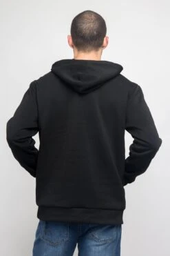 Colorful Chenille Patched Savage Tiger Hoodie 17 Colorful Chenille Patched Savage Tiger Hoodie -Victorious JK5025 BLK 3