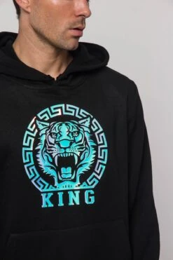 Iridescent Tiger Hoodie 14 Iridescent Tiger Hoodie -Victorious JK5027 BLK 6