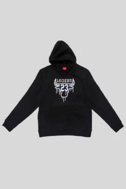 Iridescent Bull Hoodie -Victorious JK5032 BLK 7