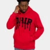 Drip Fleece Pullover Hoodie 1 Drip Fleece Pullover Hoodie -Victorious JK5042 RED 1