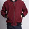Contrast Lightweight Bomber Flight Jacket