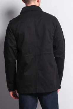 Patched Army Jacket -Victorious JK758 BLK 3